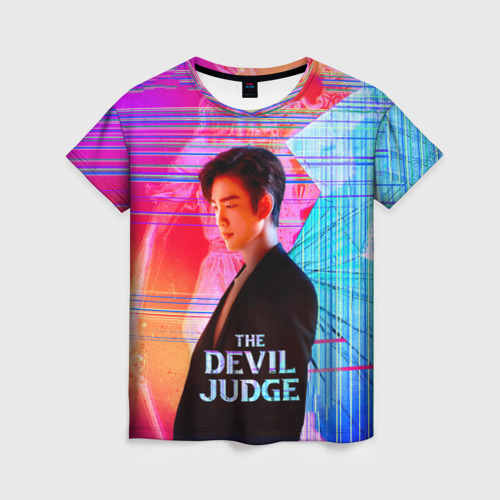 Женская футболка с принтом The Devil Judge: Kim Ga-On, вид спереди №1