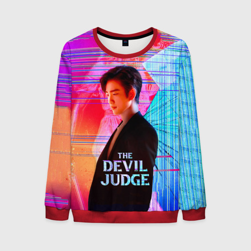 Мужской свитшот 3D The Devil Judge: Kim Ga-On, цвет красный