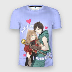 Мужская футболка 3D Slim Моя любовь 999 уровня к Ямаде - персонажи игры