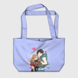Пляжная сумка 3D Моя любовь 999 уровня к Ямаде - персонажи игры
