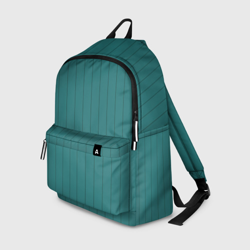 Рюкзак 3D Полосатый благородны зелёный