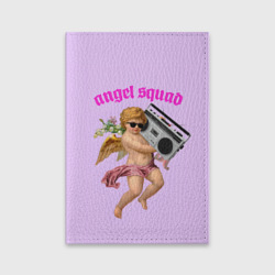 Обложка для паспорта матовая кожа Angel Squad