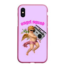 Чехол для iPhone XS Max матовый Angel Squad