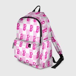 Рюкзак 3D Розовая шашка и Барби