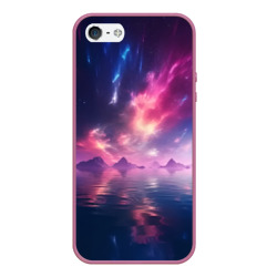 Чехол для iPhone 5/5S матовый Space and islands