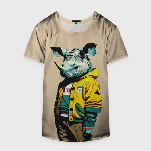 Накидка на куртку 3D Dude rhino - urban style, цвет 3D печать - фото 4