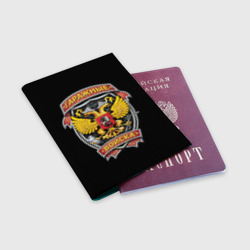 Обложка для паспорта матовая кожа Гаражные войска - фото 2