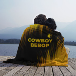 Плед 3D Cowboy Bebop - gold gradient: символ сверху - фото 2