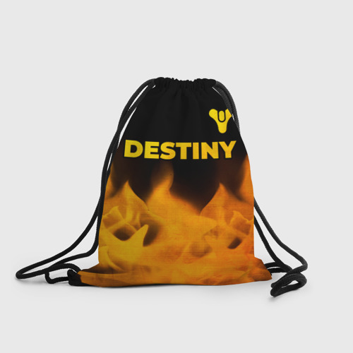 Рюкзак-мешок 3D Destiny - gold gradient: символ сверху