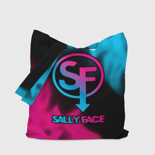 Шоппер 3D Sally Face - neon gradient - фото 4