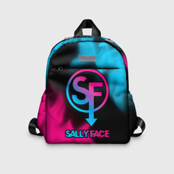 Детский рюкзак 3D Sally Face - neon gradient