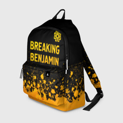 Рюкзак 3D Breaking Benjamin - gold gradient: символ сверху