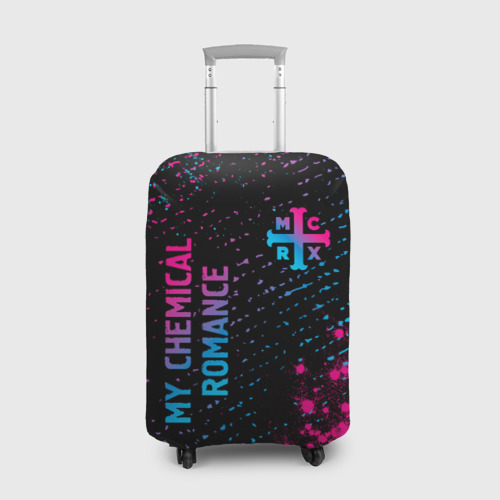 Чехол для чемодана 3D My Chemical Romance - neon gradient: надпись, символ, цвет 3D печать