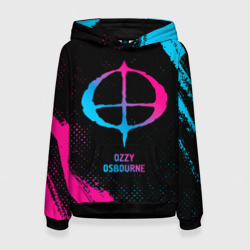 Женская толстовка 3D Ozzy Osbourne - neon gradient