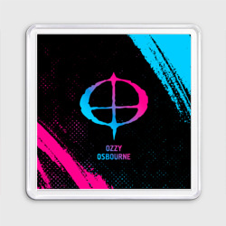 Магнит 55*55 Ozzy Osbourne - neon gradient