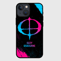 Чехол для iPhone 13 mini Ozzy Osbourne - neon gradient