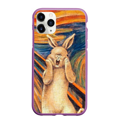 Чехол для iPhone 11 Pro Max матовый Картина Крик - кролик