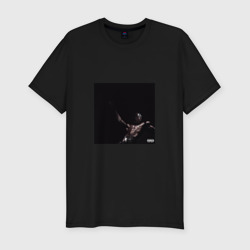 Мужская футболка хлопок Slim Трэвис Скотт - альбом utopia