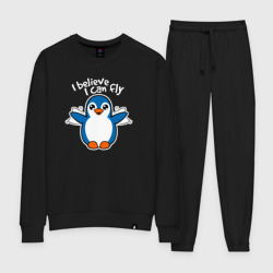 Женский костюм хлопок Fly penguin