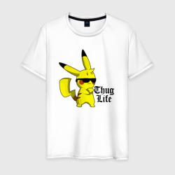 Мужская футболка хлопок Pika thug life