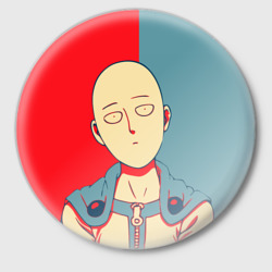 Значок Saitama hero face