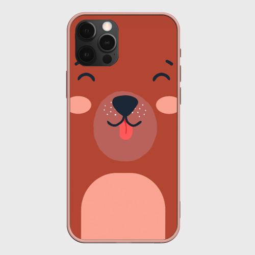 Чехол для iPhone 12 Pro Max с принтом Малаш медвежонок, вид спереди #2
