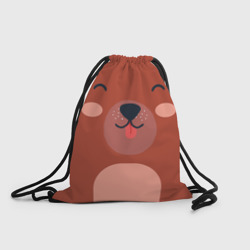Рюкзак-мешок 3D Малаш медвежонок