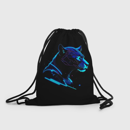 Рюкзак-мешок 3D Пантера киберпан