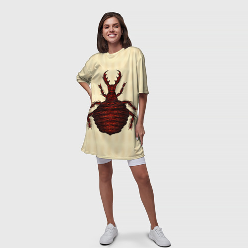 Платье-футболка 3D Муравьиный лев, цвет 3D печать - фото 5