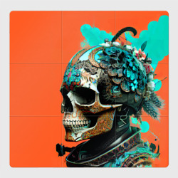 Магнитный плакат 3Х3 Art skull - irezumi - Japan