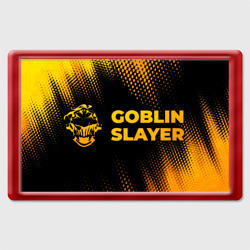 Магнит 45*70 Goblin Slayer - gold gradient: надпись и символ