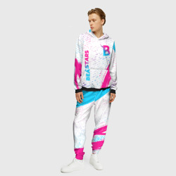 Мужской костюм с толстовкой 3D Beastars neon gradient style: надпись, символ - фото 2