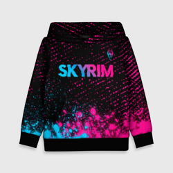 Skyrim - neon gradient: символ сверху – Детская толстовка 3D с принтом купить со скидкой в -20%