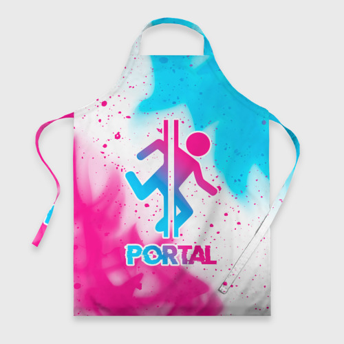 Фартук 3D Portal neon gradient style