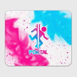 Прямоугольный коврик для мышки Portal neon gradient style