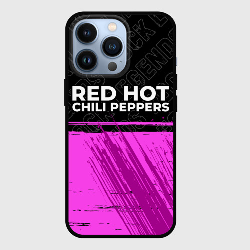 Чехол для iPhone 13 Pro Red Hot Chili Peppers rock Legends: символ сверху