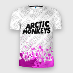 Мужская футболка 3D Slim Arctic Monkeys rock Legends: символ сверху