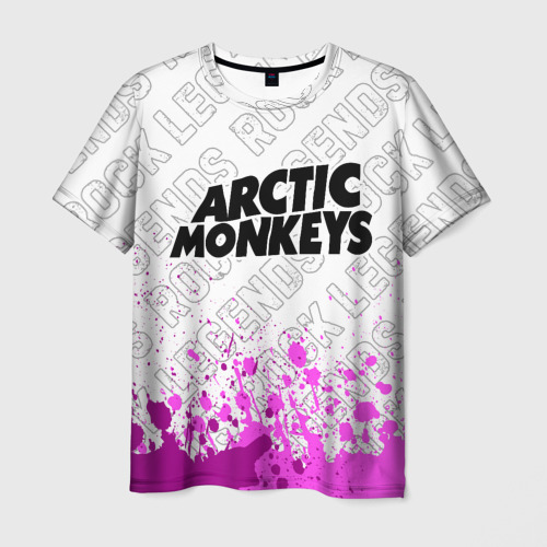 Мужская футболка 3D Arctic Monkeys rock Legends: символ сверху, цвет 3D печать