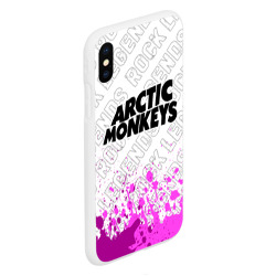 Чехол для iPhone XS Max матовый Arctic Monkeys rock Legends: символ сверху - фото 2