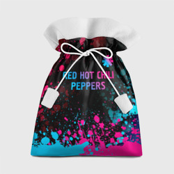 Подарочный 3D мешок Red Hot Chili Peppers - neon gradient: символ сверху