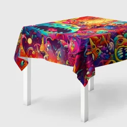 Скатерть 3D Кислотные чудики