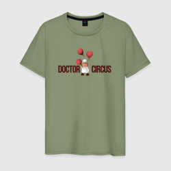 Доктор цирк – Мужская футболка хлопок с принтом купить со скидкой в -20%