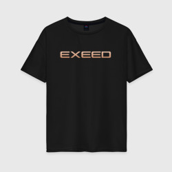 Женская футболка хлопок Oversize Exeed