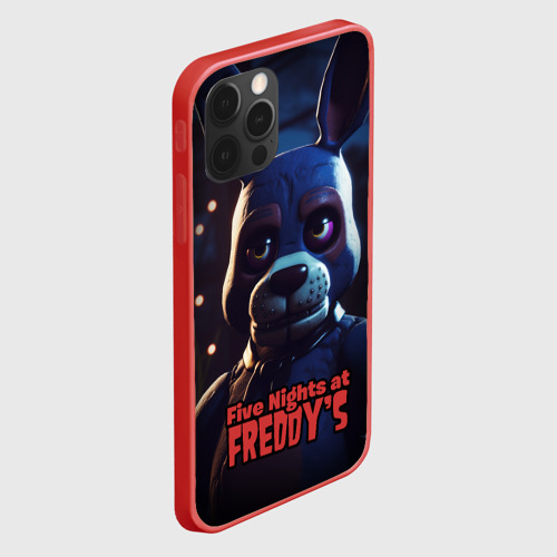 Чехол для iPhone 12 Pro Max с принтом Five   Nights  at Freddys  Bonnie, вид сбоку #3