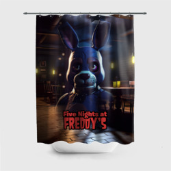 Штора 3D для ванной Five   Nights  at  Freddys  Bonnie