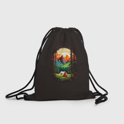 Рюкзак-мешок 3D Алтайские горы