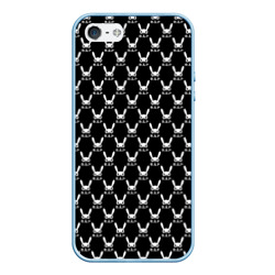 Чехол для iPhone 5/5S матовый BAP white pattern