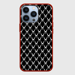 Чехол для iPhone 13 Pro BAP white pattern