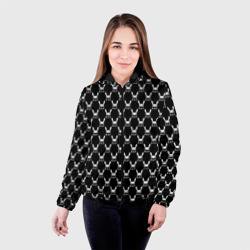 Женская куртка 3D BAP white pattern - фото 2