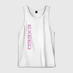 Мужская майка хлопок Exeed Pink logo